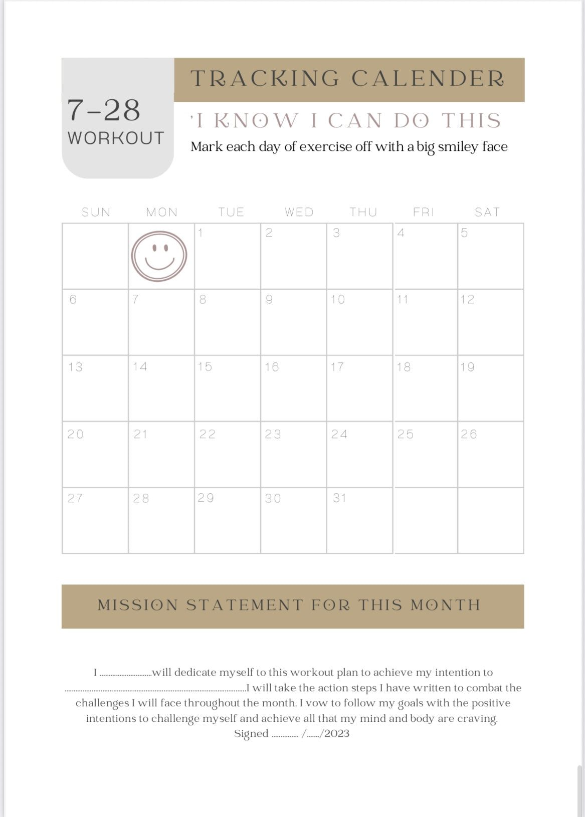 The 4 Weeks Motivation & Guided Mindset Journal